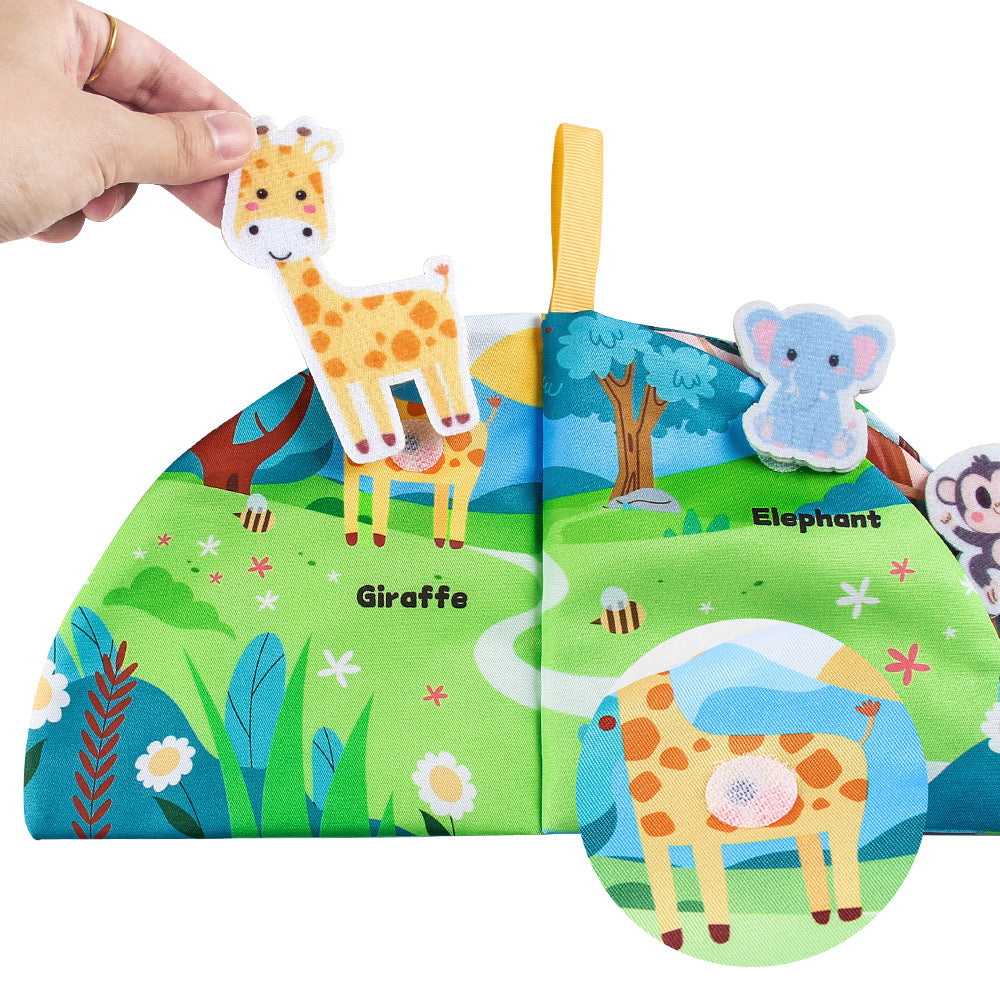 Baby's Chew-Proof Tear-Resistant Cloth Book for Early Learning
