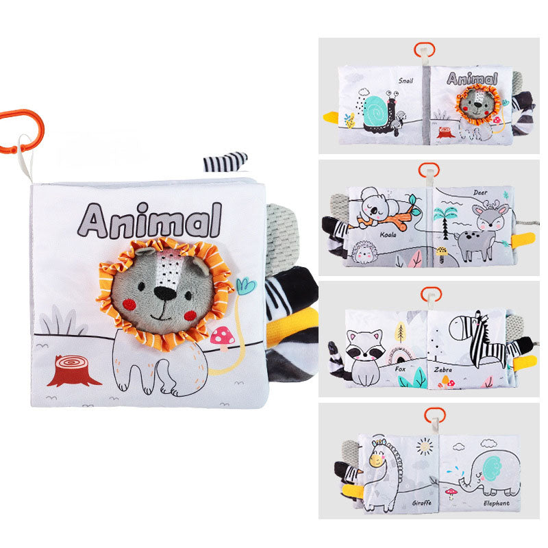 Baby's Chew-Proof Tear-Resistant Cloth Book for Early Learning